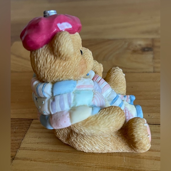 Cherished Teddies Figurine 1997 "Can't Bear To See You Under The Weather" 215856 - Picture 6 of 6